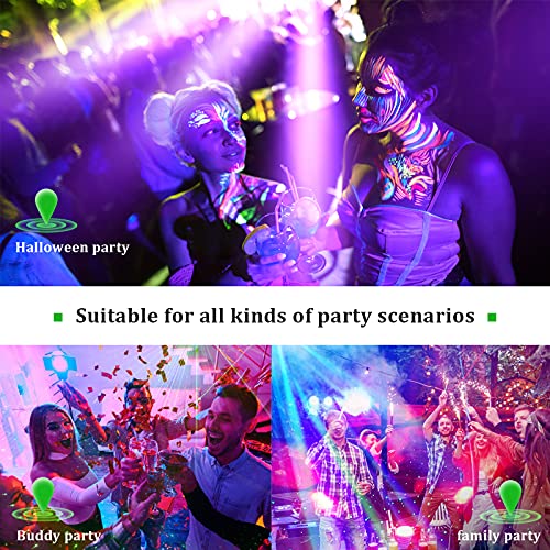 Image of UV Dj Lights 100W Bee Eye Strobe Stage Lighting Disco Light with Beam Pattern Strobe Effect, Remote and DMX512 Control for Stage Wedding Bar Karawa Church Disco Show Parties...