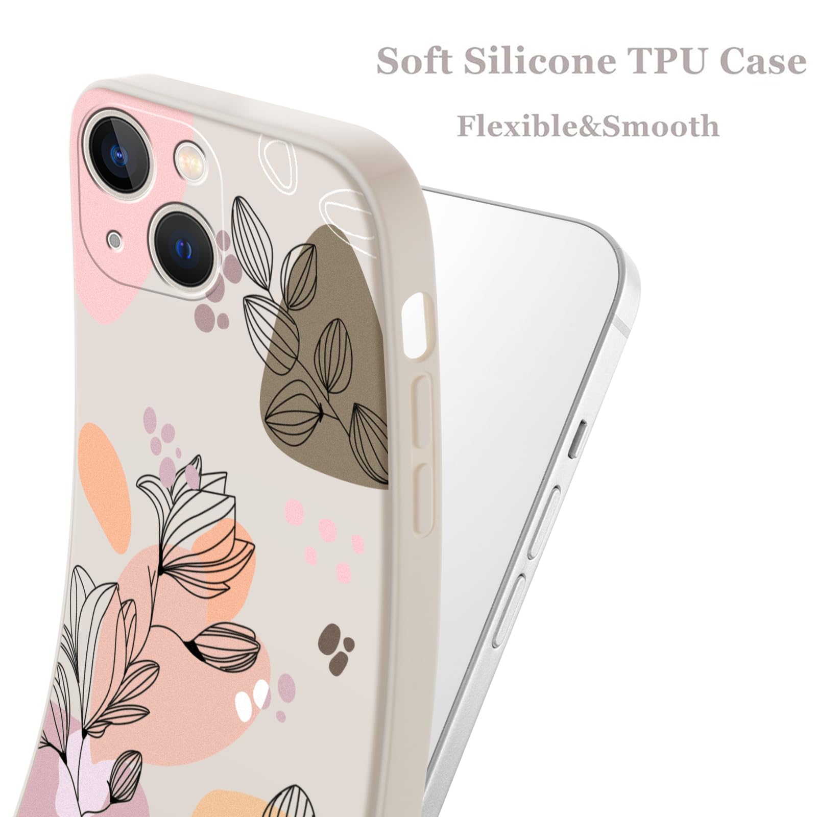 Custodia per telefono TPU nera con simpatico motivo a tartaruga in stile cartone animato e fori precisi, compatibile con iPhone | SHEIN ALIA