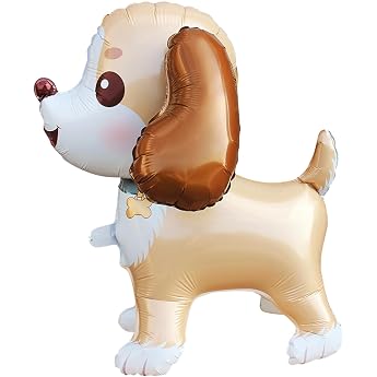 Dog Balloons Dog Balloon Foil Balloon Animals Standing 3D Dog Foil Balloon Balloon Dog Birthday Decoration Children's Birthday Party Decoration Birthday Gift Children's Toy