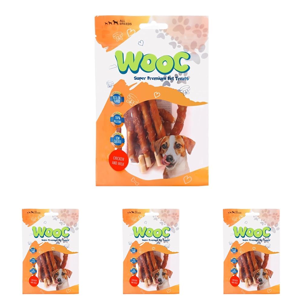 Dog Tavuk Sargılı Sütlü Stick Ödül 80 g (4 paketi)