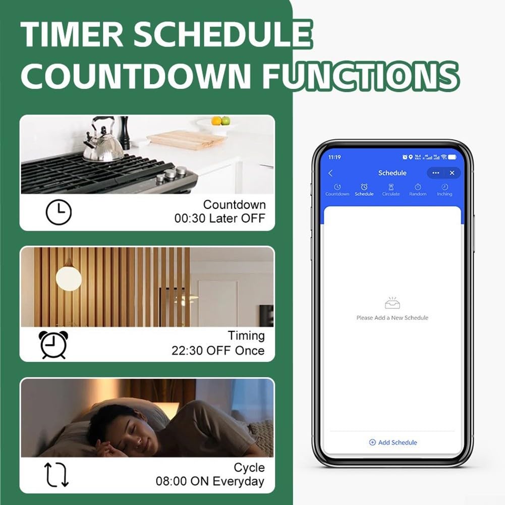Para Tuya compatible con Zigbee 3.0 Módulo de interruptor inteligente de 16 A, aplicación de control remoto, soporte de voz, gestión de grupo, temporizador, configuración de cuenta regresiva, relé