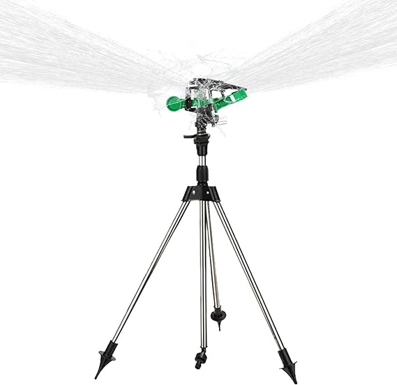 Stainless Sprinkler, Rotate Tripod Garden, Rotating