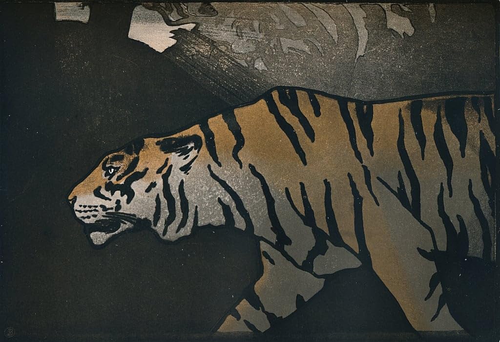 Poster le tigre toile déco murale John Dickson Batten SERENDIPITP - 4