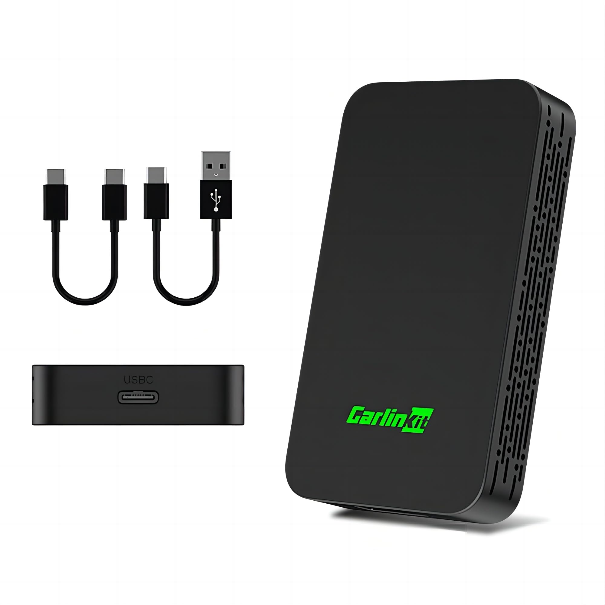 CarlinKit 5.0 Wireless CarPlay/Android Auto 2Air Adattatore, Convertitore da CarPlay&Android Auto Cablati a Wireless, Supporto Aggiornamenti OTA
