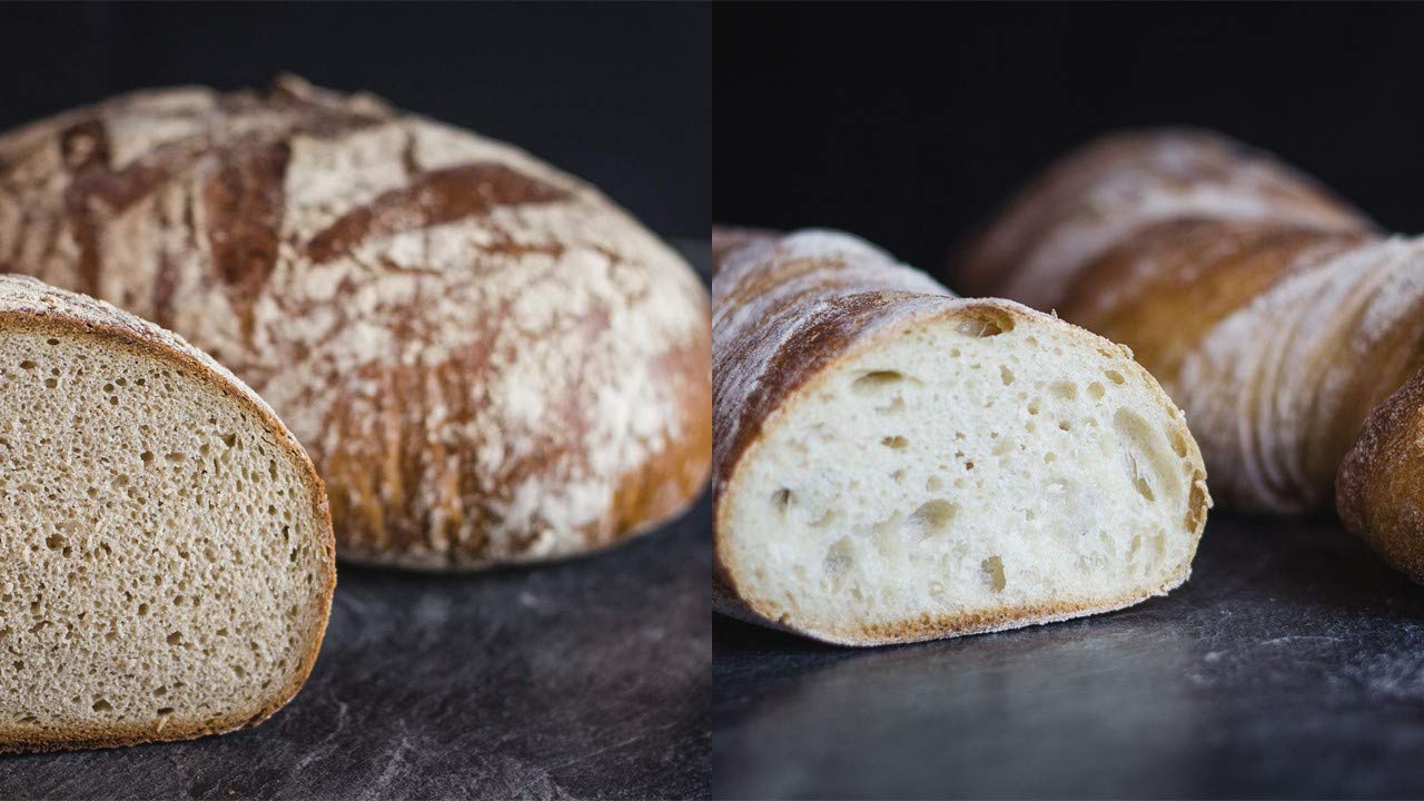 Vestakorn Bäckermeister Brot Auswahl, 6 Handwerksbrote - Sauerteigbrote mit 24 Stunden Teigruhe