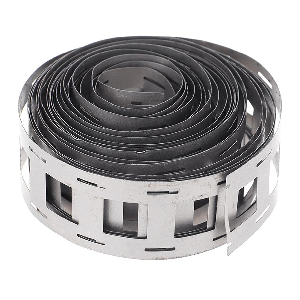 Ranuw 1M/Roll Purity Nickel Strip For Battery Spot Welding Battery Nickel Belt (0.15X27x20.2mm 1M) For Lithium Battery Pure Nickel Strip 18650