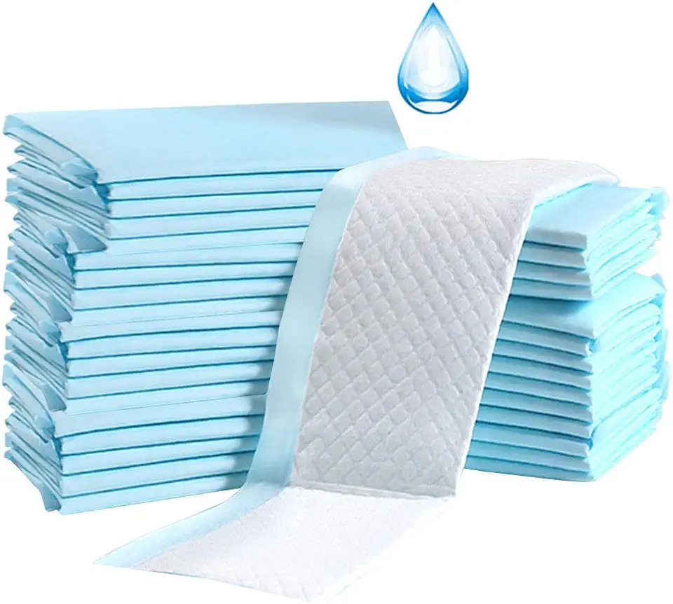 Baby Disposable Underpad 100 Count Incontinence Changing Pad Baby Diapers Newborn Pads Soft Breathable Waterproof Leak Proof Quick Absorb 13X18 Inch