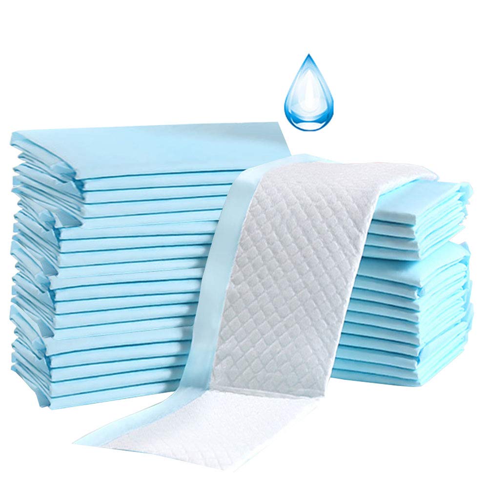Baby Disposable Underpad 100 Count Incontinence Changing Pad Baby Diapers Newborn Pads Soft Breathable Waterproof Leak Proof Quick