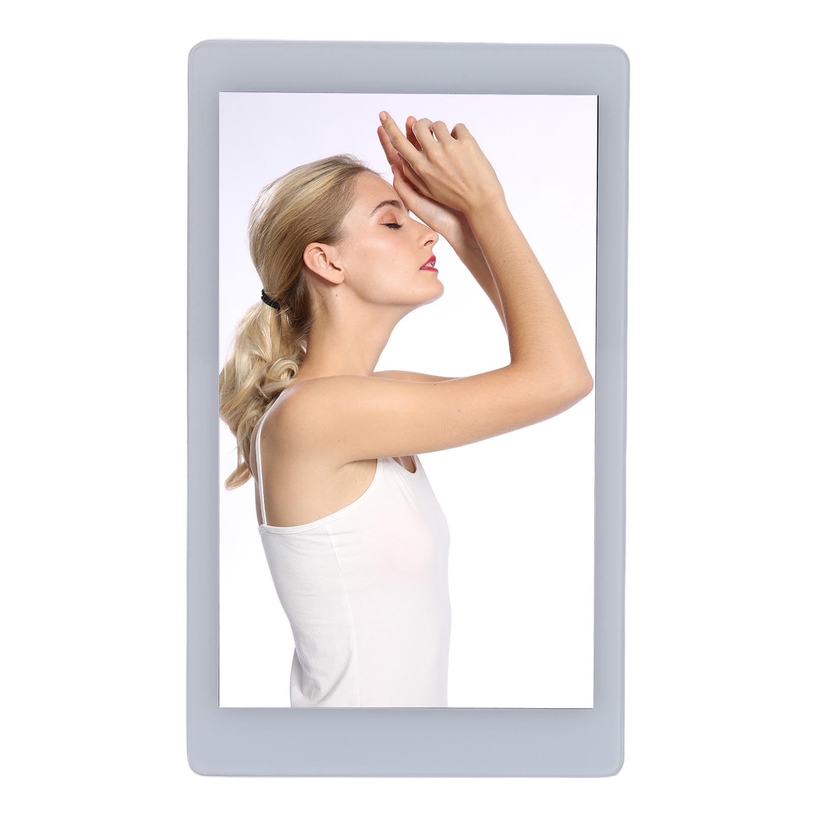 Tosuny 4in Phone Vlog Selfie Check Screen, Magnetisch Kabellos, für (White)
