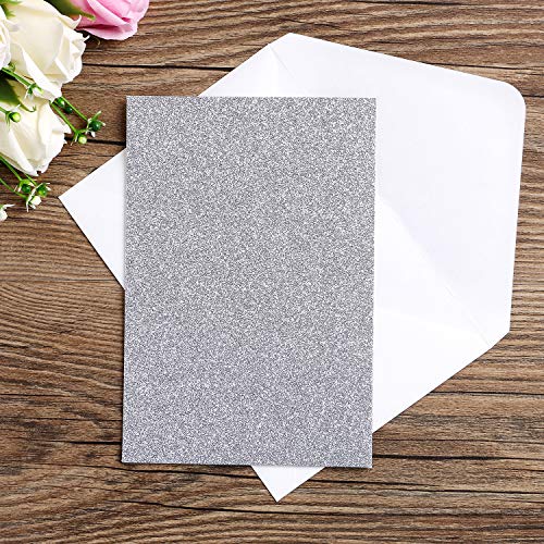 Ponatia 25Pcs Silver Glitter Crown Invitation Cards, Sweet 16 Laser Cut Invitations Cards With Envelopes, Printable Inner Sheets For Birthday, Baby Shower, Quinceañera Party Invite, Xv Años, Quince #TOP7