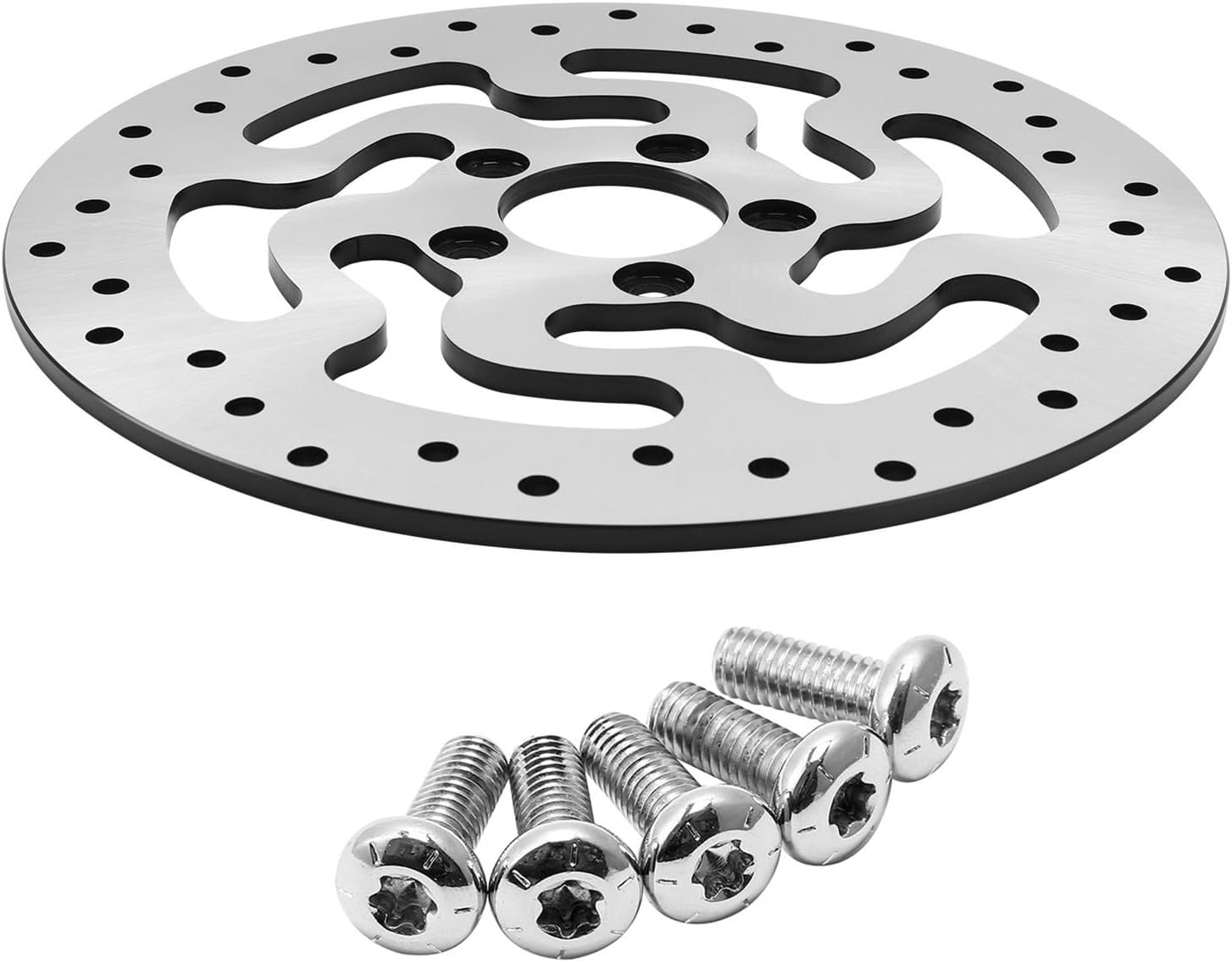 Rear Brake Disc Rotor With Bolts Compatible With 2014–2023 Road Glide Street Glide Motorcycle