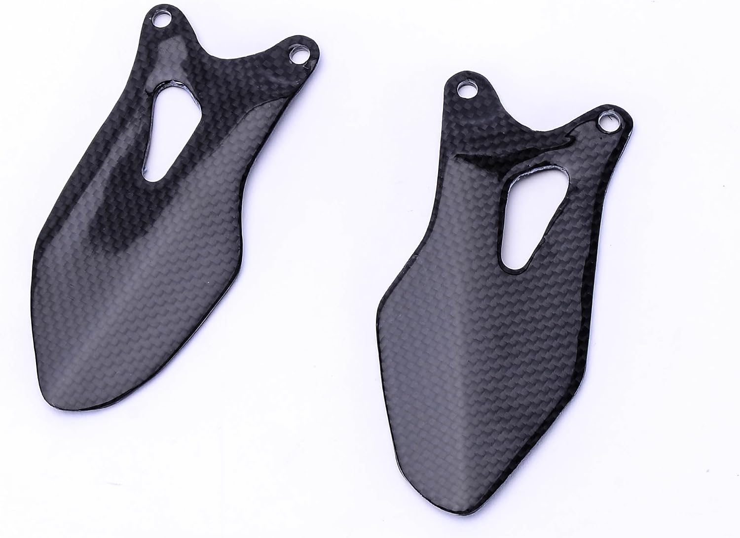 Bestem CBDU-EVO-HGD Black Carbon Fiber Heel Guards for Ducati Monster 1100 EVO