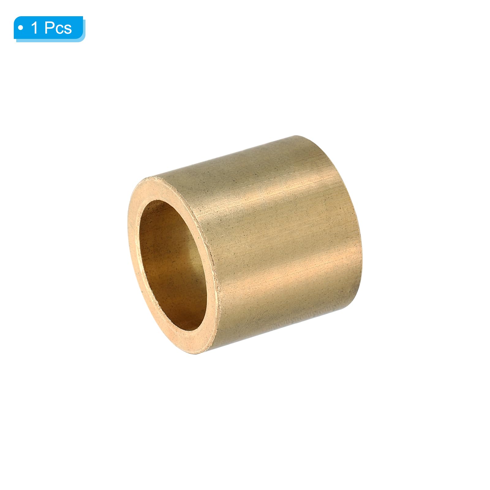 PATIKIL M22 Brass Spacers, 1 Pcs Metal Spacer Brass 22mm ID x 30mm OD x 30mm L Brass Spacers Screw Standoff for 7/8 Inch or M22 Screw - Image 3