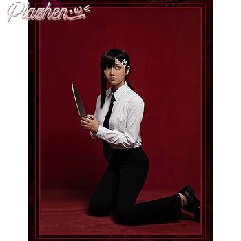 Sサイズ チェンソーマン マキマ レゼ コスプレ 衣装 セット ウィッグ付☆ 未使用新品 チェンソーマン マキマ コスプレ衣装 ウィッグつき M