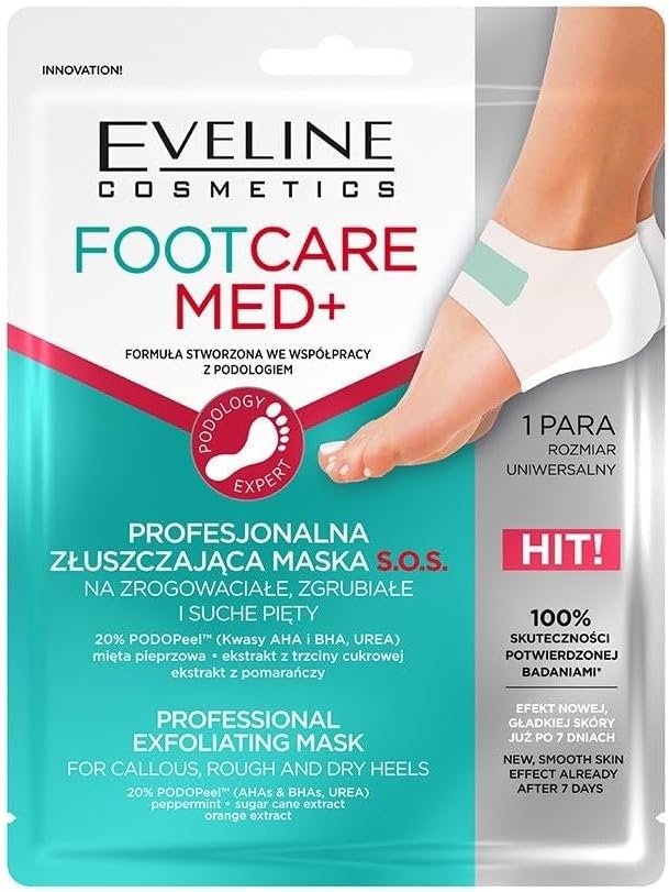 Eveline Cosmetics Med Professional peeling masker voor voetverzorging
