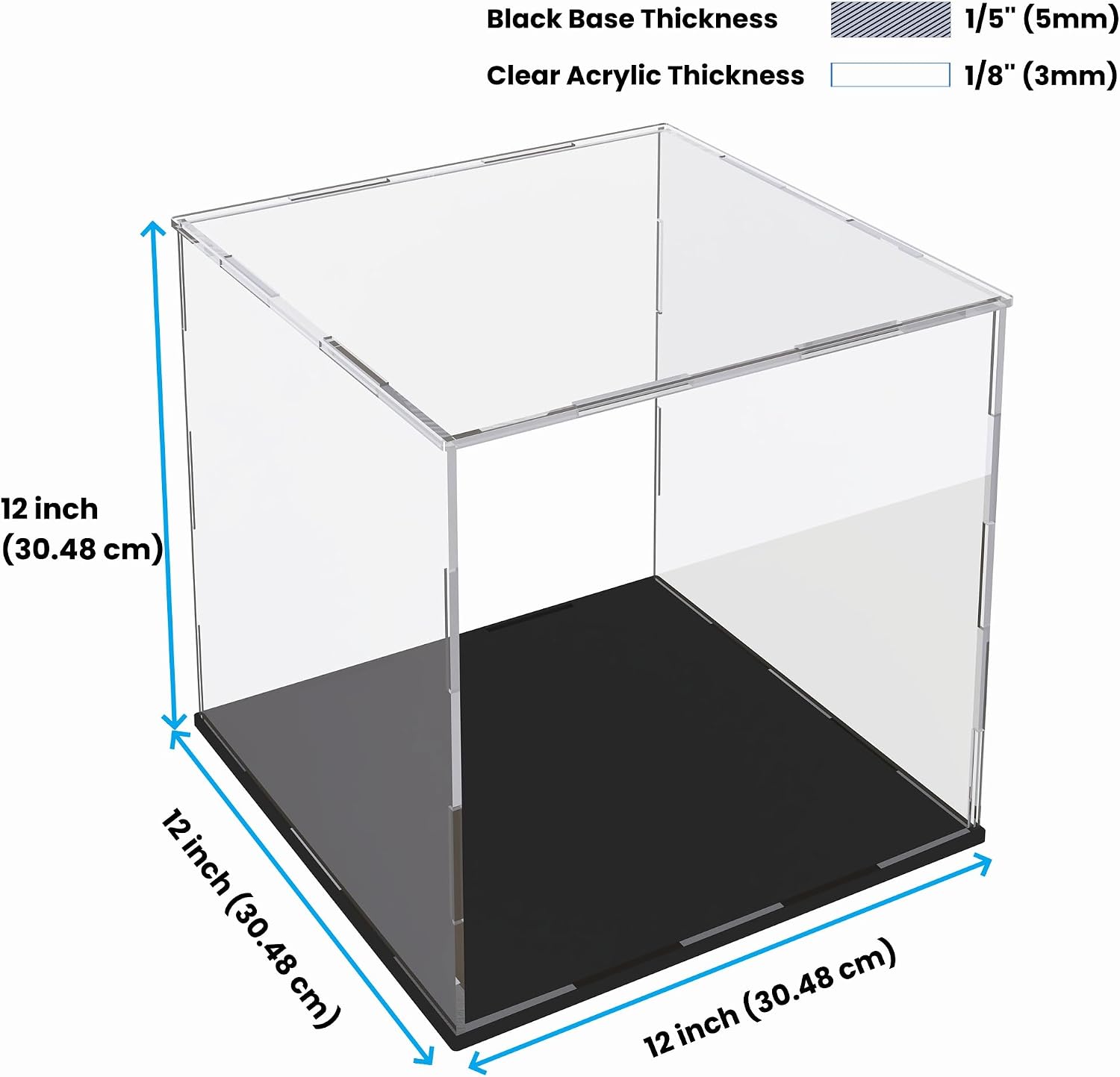 Acrylic Display Case with Ball Stand for Full Size Basketballs, Versatile Clear Acrylic Display Box for Sport Souvenirs Showcase image 3