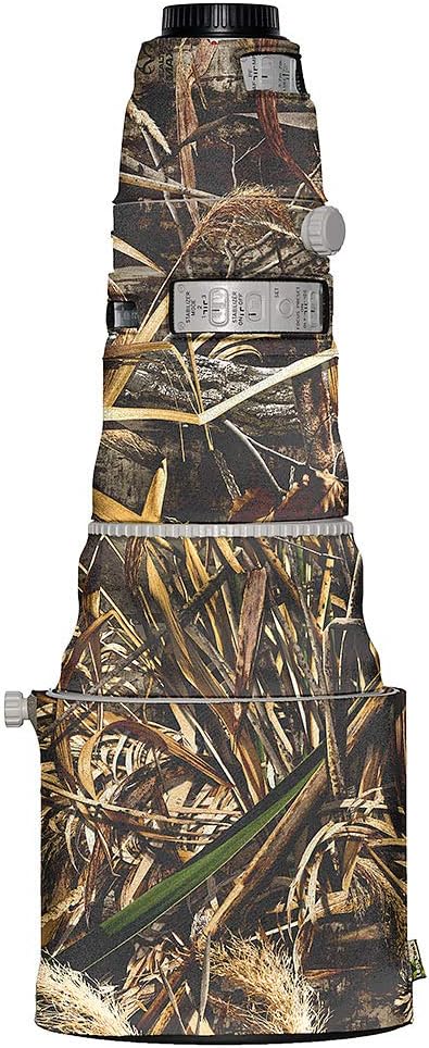 LensCoat Cover Camouflage Neoprene Camera Lens Cover Protection Canon 400 F/2.8 is II, Realtree Max5 (lc400282m5)