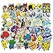 Pokémon Laptop Stickers, Cute Cartoon Vinyl Computer Waterproof Water Bottles Skateboard Luggage Decal Graffiti Patches Decal 45Pcs Pack