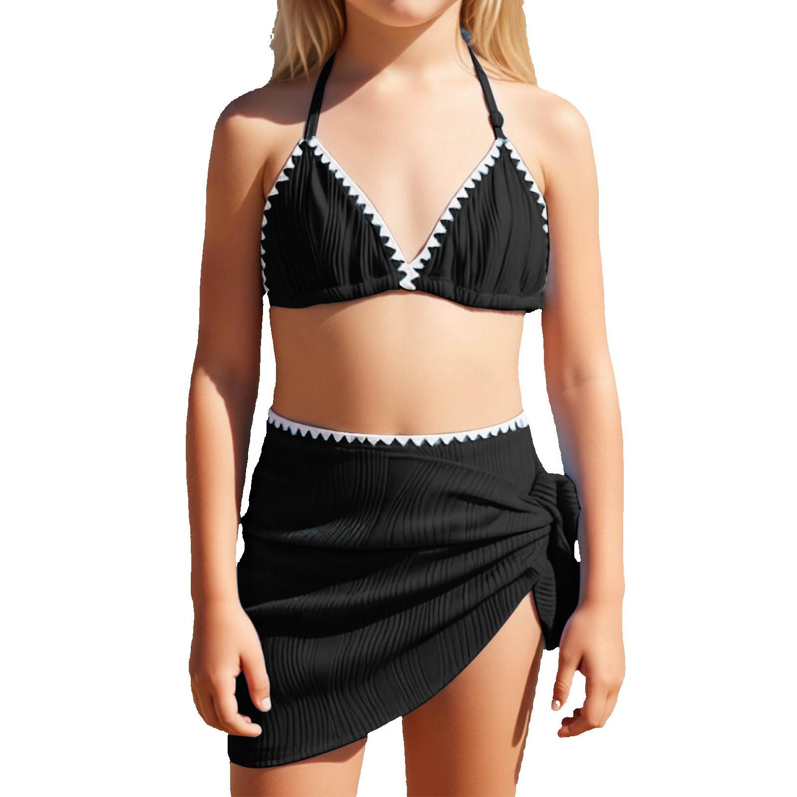 Generisch Maillot de bain 2 pièces pour fille pour la plage et la piscine