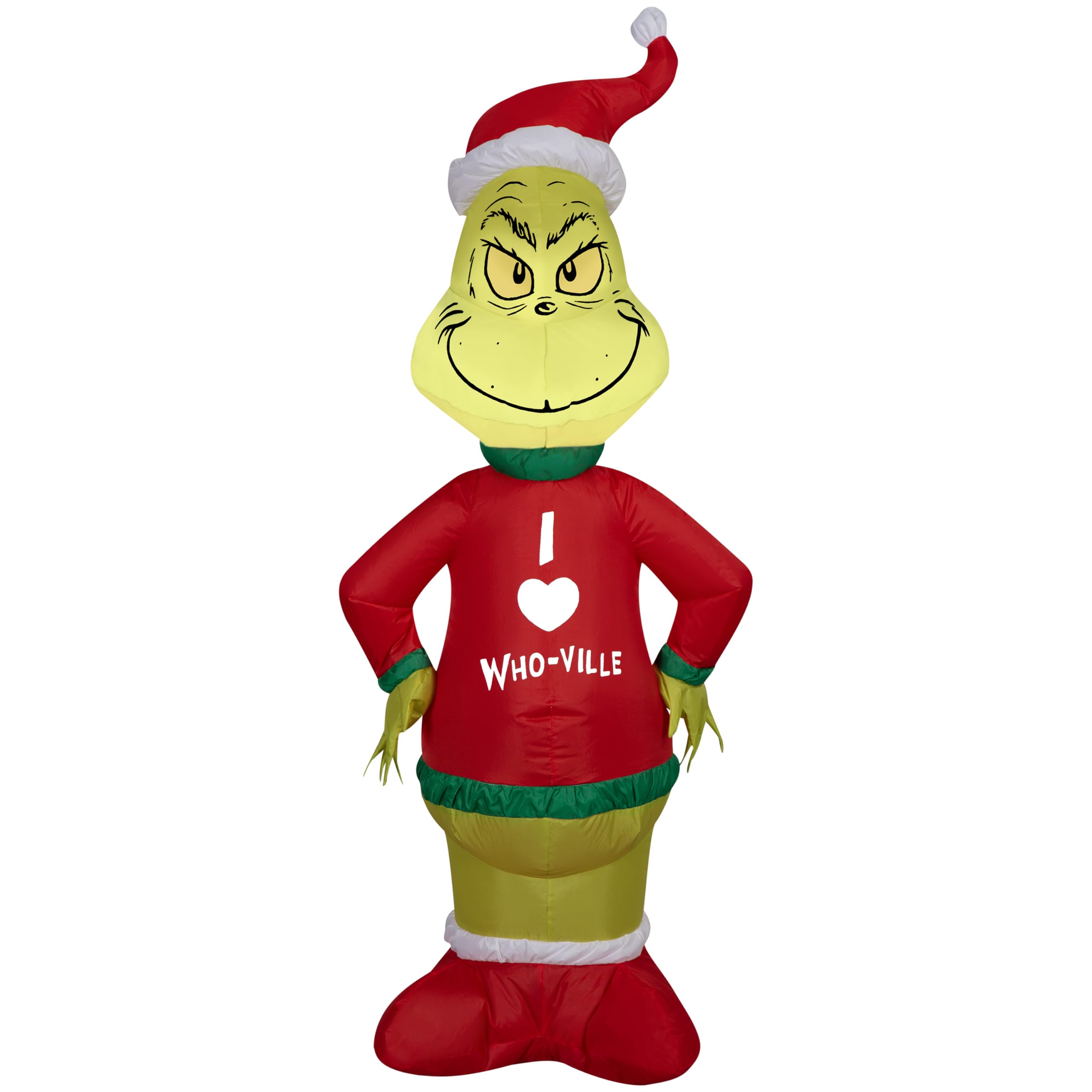Amazon.co.jp: Gemmy Christmas 空気注入式 グリンチ in Who Ville