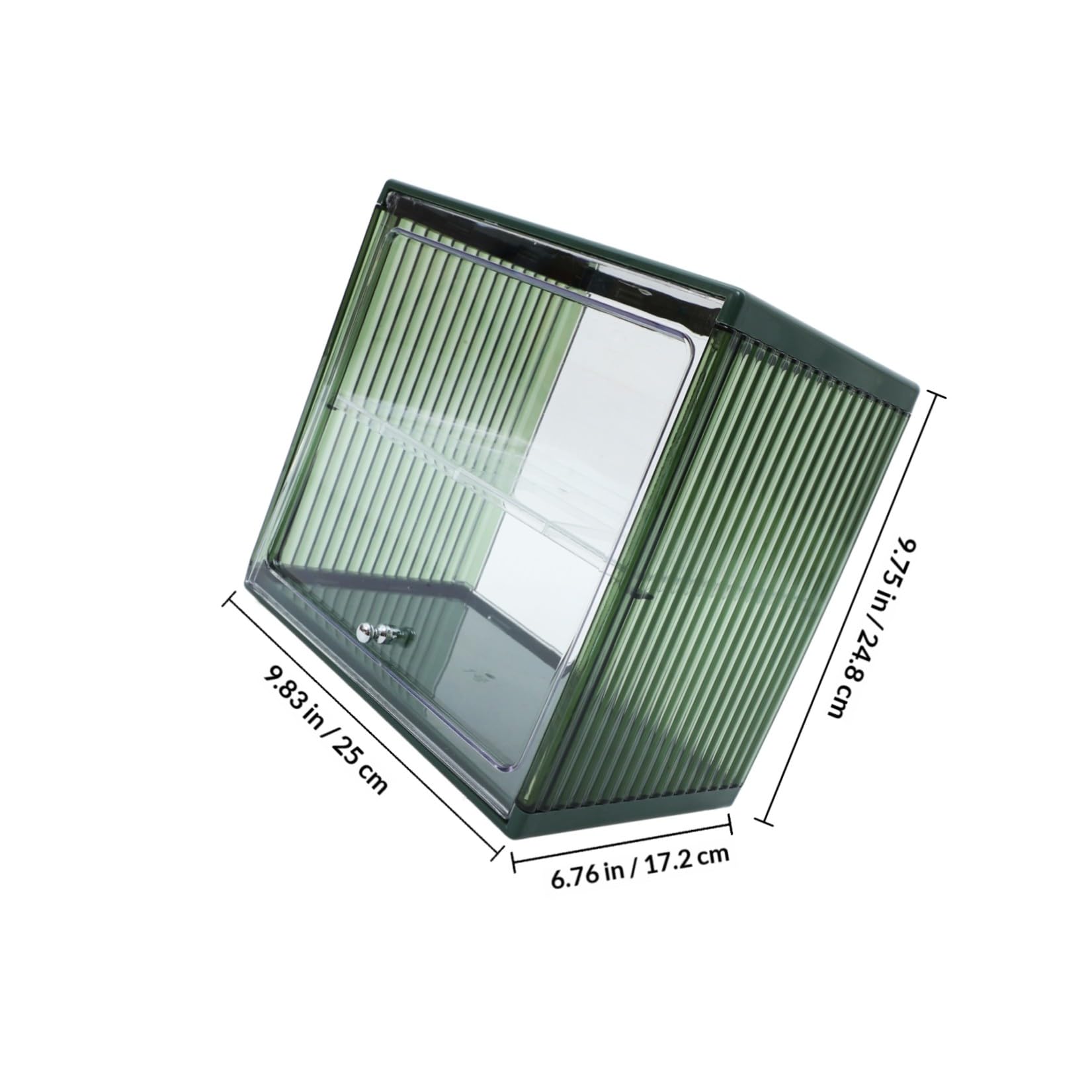 balacoo Contenitore Leggero e Riutilizzabile, Grande Capacità in Plastica Verde Doppio Strato per Conservazione per Pane da Cucina Pane Casalingo