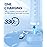 Bymore 8 Replacement Heads Electric Toothbrush for Kids, Ultra Clean Rechargeable Sonic Toothbrush Portable - Sky Blue