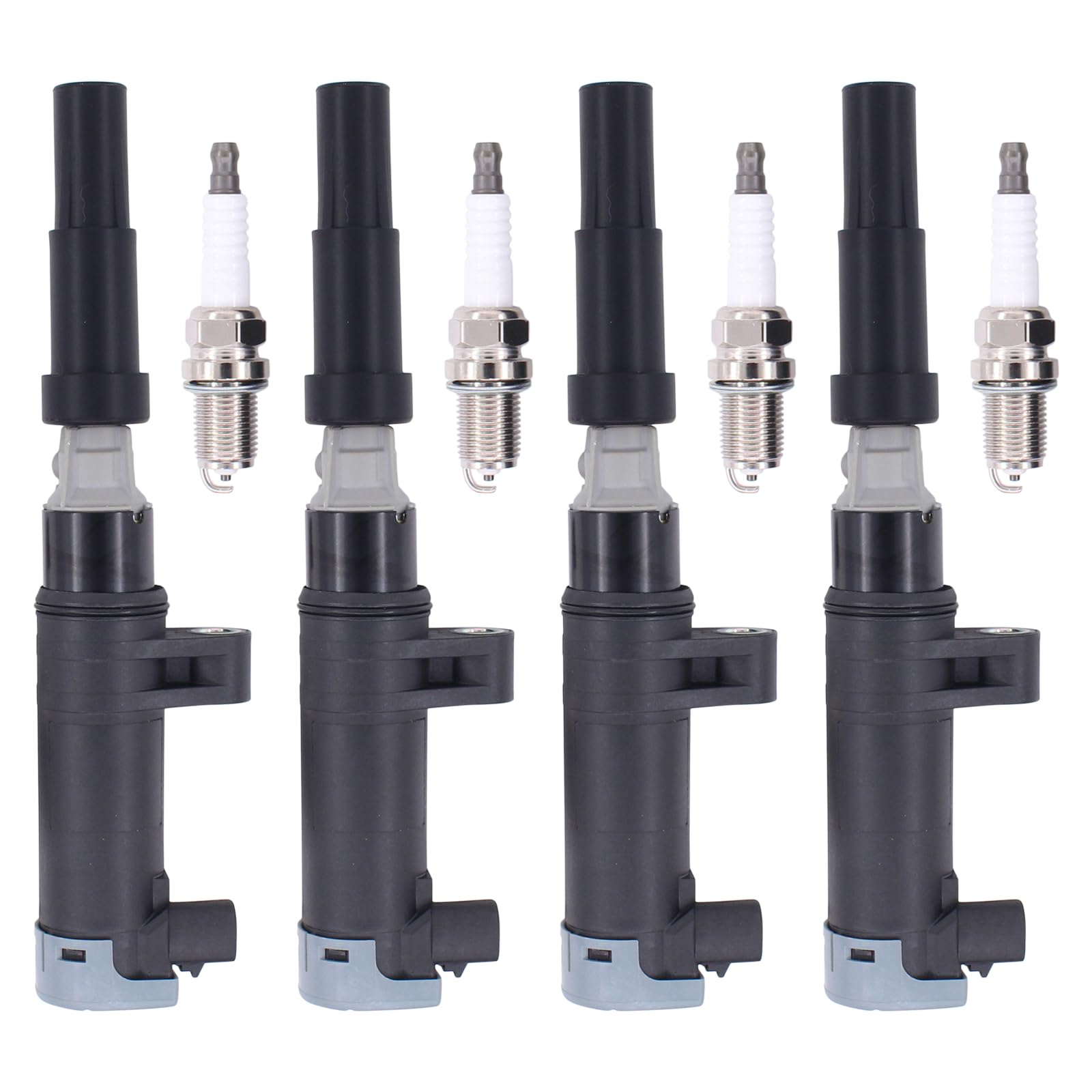 Zündspule Zündkerze für Duster Logan MCV Sandero Clio 3 Megane 2 Espace 4 Grand Scenic 3 Laguna 2 Grandtour Laguna 3 Kangoo Megane 3 Clio 2 Modus Scenic 2 Trafic 2 Thalia Vel Satis Fluence Avantime