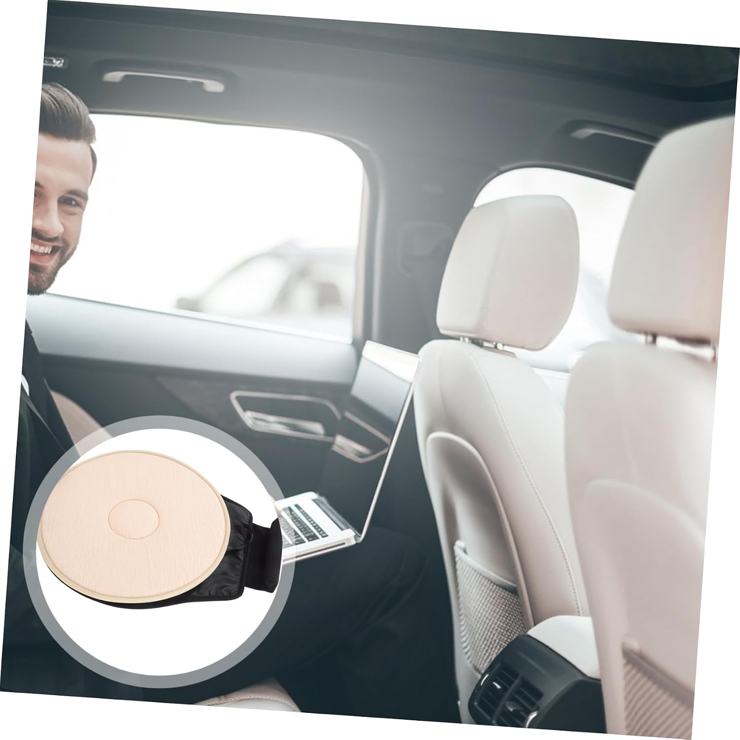 360 Car Swivel Cushion Rotating Seat Cushion Car Front Seat Doughnut Pillow