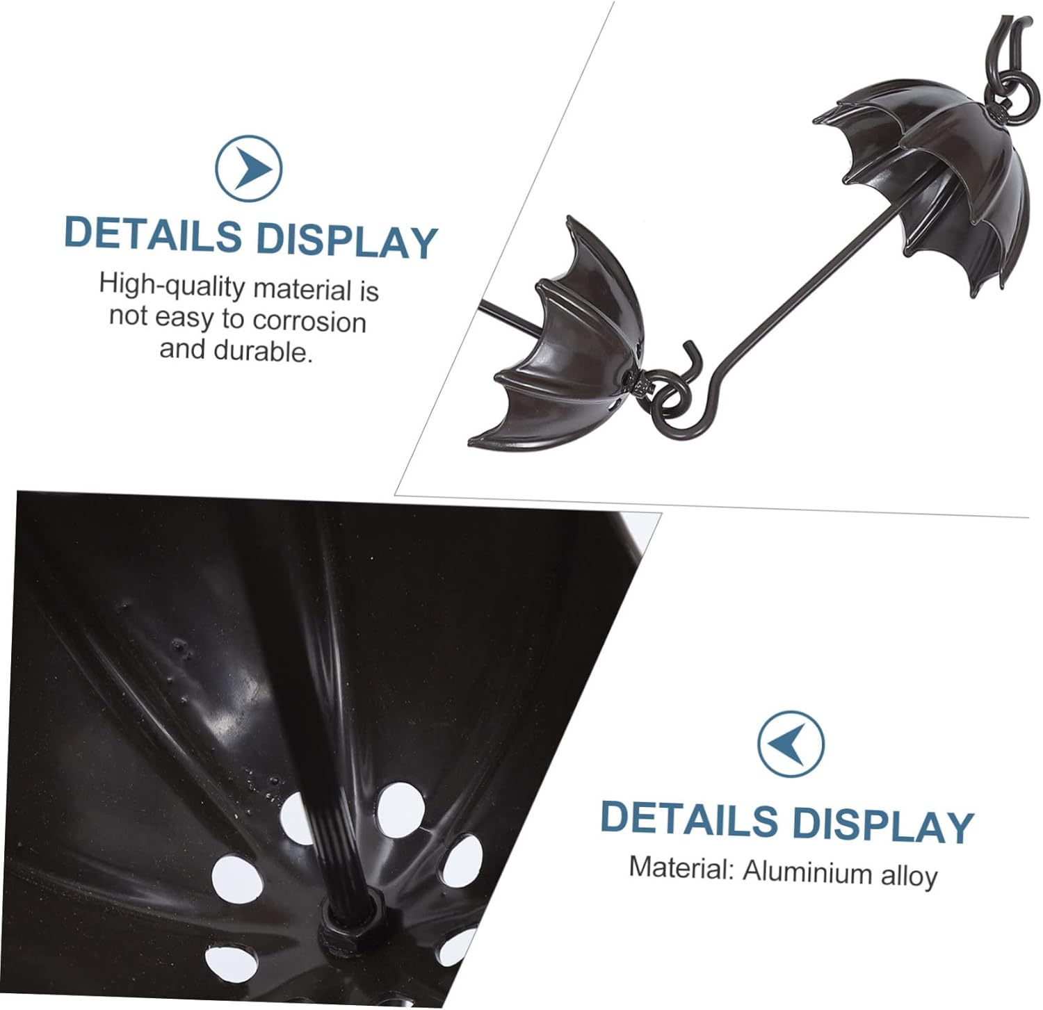 1pc Rain Chain for Gutters Simple Downspout Material Easy to Install for Gardens and Patios Decorative Rainwater Collection System