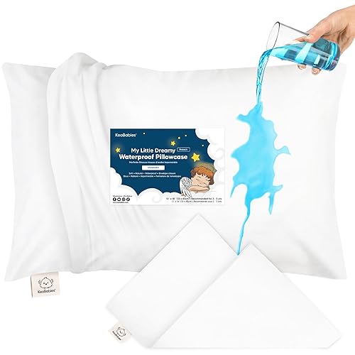 Miniatura 274 de KeaBabies Funda de almohada para niños pequeños de 13 x 18 pulgadas, funda de almohada de algodón orgánico para niños, niñas, funda de algodón suave