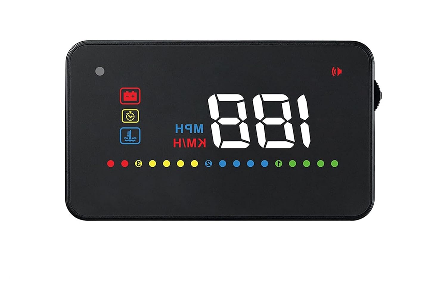 Car Electronics Universal Digital Speedometer OBD2 Water Temperature Projection On Windshield HUD Car Head-Up Display Auto Smart Gadgets for Car
