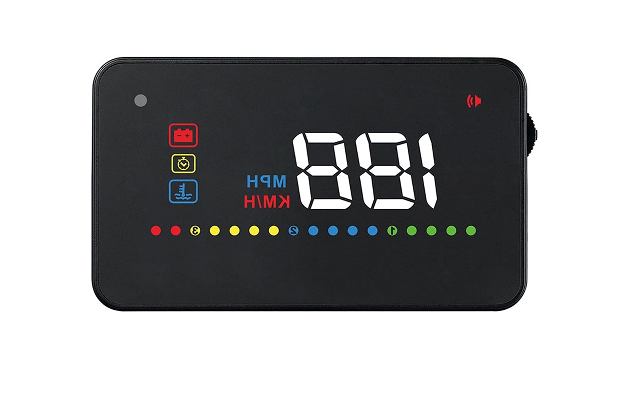 Uniwersalny cyfrowy prędkościomierz OBD2. Projekcja temperatury wody na przedniej szybie HUD. Wyświetlacz samochodem Auto Smart Gadżety do samochodu