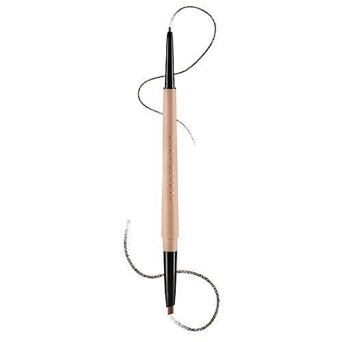 KARA BEAUTY Lápiz de cejas de doble punta - Doble extremo - VEGANO (MARRÓN MEDIO)