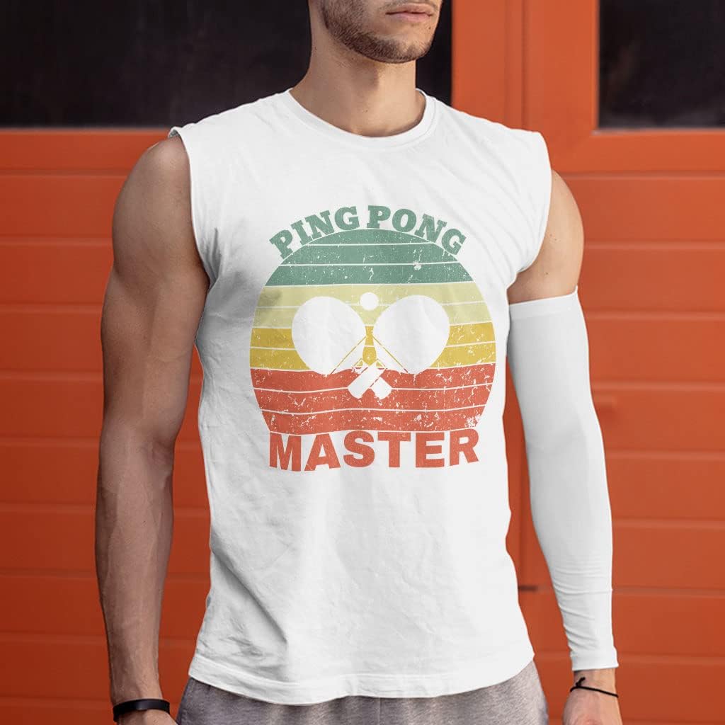 Ping Pong Master Jersey Muscle Tank - Unique Items - Table Tennis Lovers Items