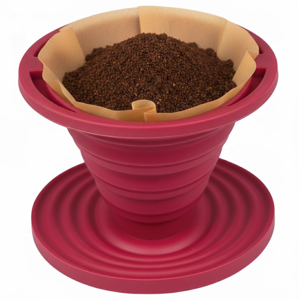 Kuissential SlickDrip Collapsible Silicone Pour Over