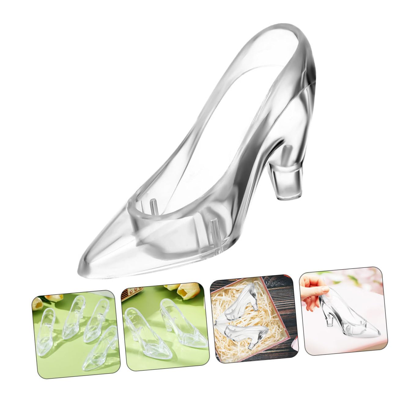 Stücke Tisch Prinzessin Pantoffel Statue High Heels Schuhe Ornament Schuh Hochzeit Tischplatte Dekoration