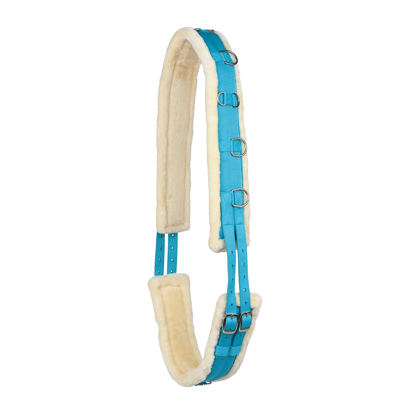 Horze Soft Faux Fur Lunge Roller Full Size True Blue
