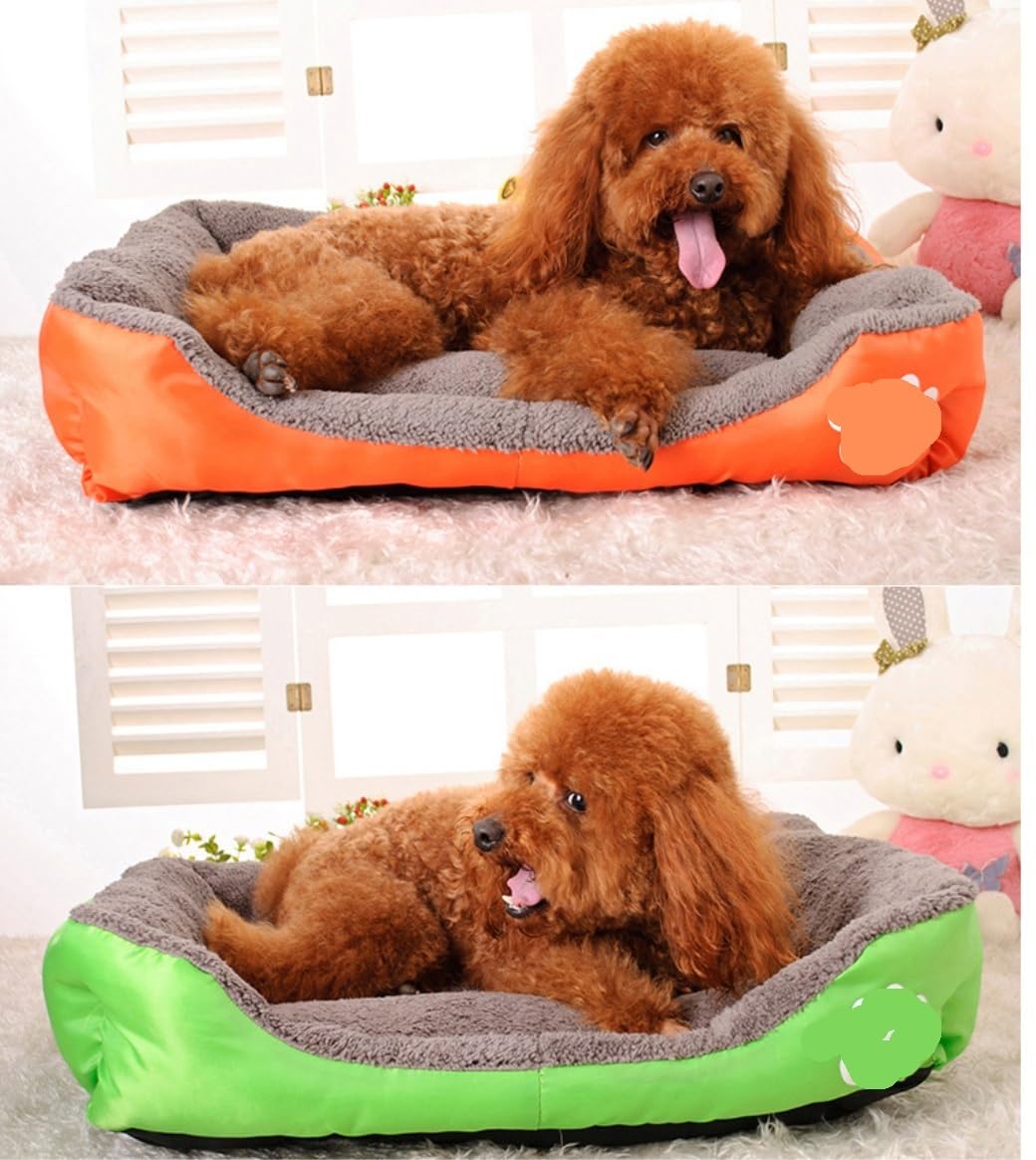 Katzensofa Haustierbett für große Hunde, orthopädisches Hundebett, Schaumstoffsofa mit abnehmbarem, maschinenwaschbarem Bezug Hundekissen(B,40 * 45cm)