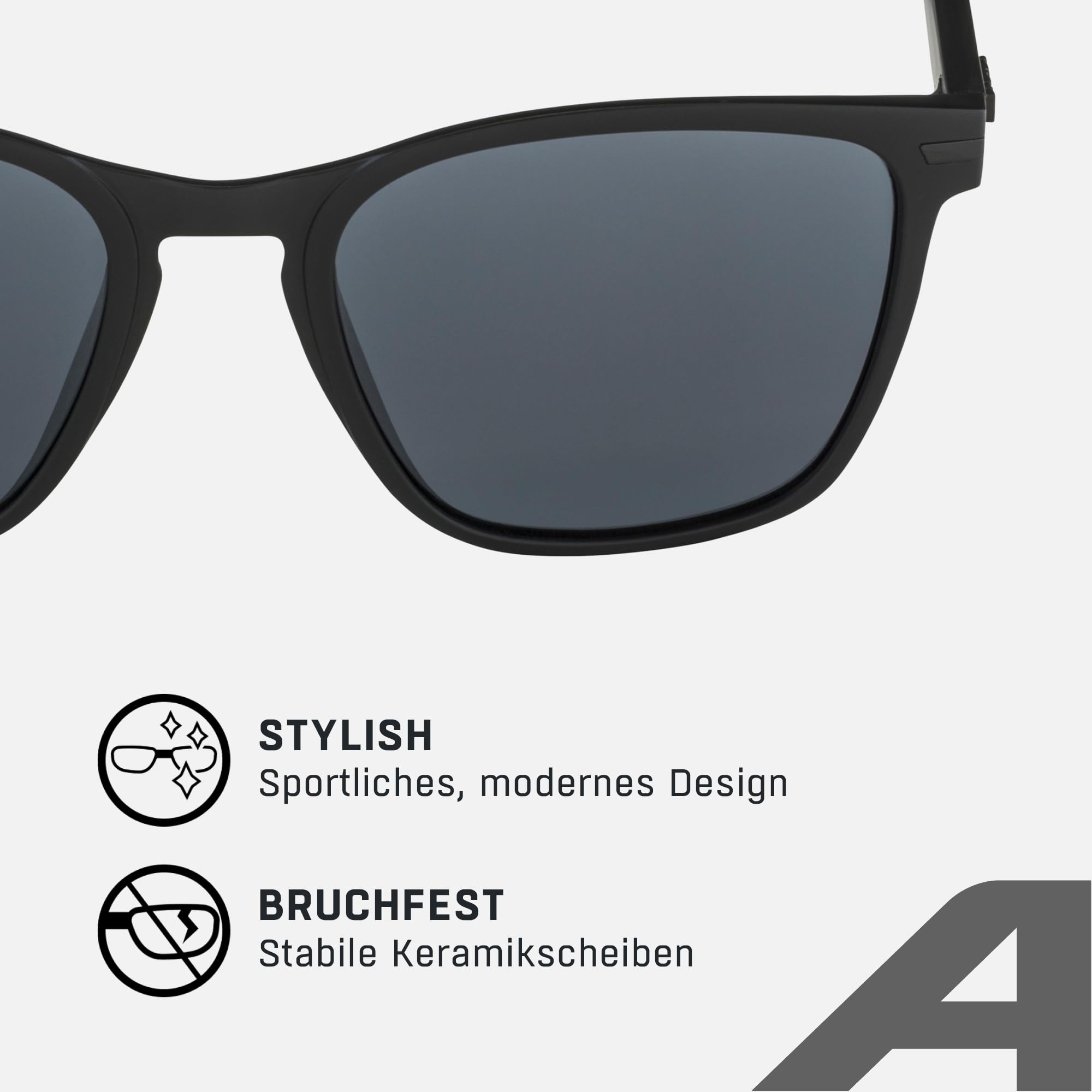ALPINA YEFE - Verspiegelte und Bruchsichere Sonnenbrille Mit 100% UV-Schutz Für Erwachsene