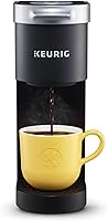Keurig K-Mini Single Serve K-Cup Coffee Maker - Compact 6-12oz Brewer, Cord Storage, Ideal for Small Spaces, Black