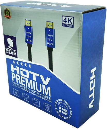 Space TV 4K HDMI Cable with Ethernet ver2.0 60Hz - 10m (HDM10E-4K)