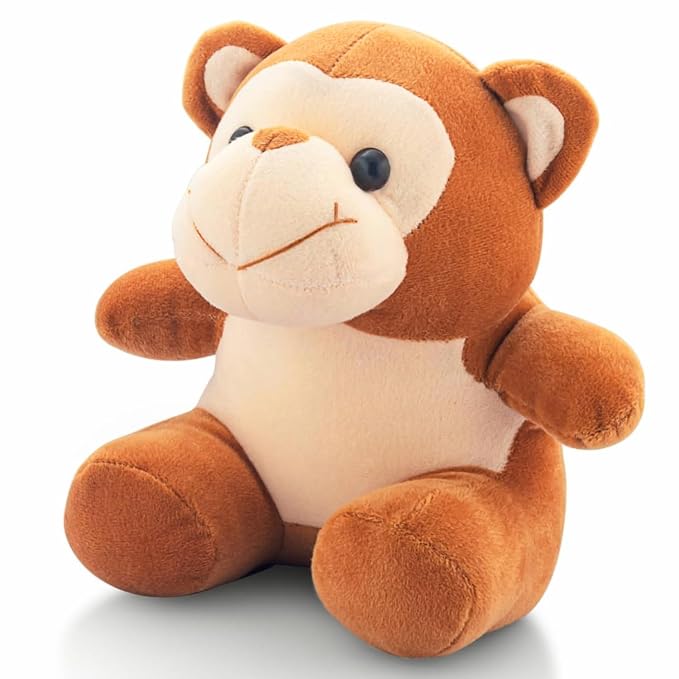 MiniSteps Monkey Stuffed Animal Plush Toy for Kids - Ultra-Soft, Cuddly, Non-Toxic, Machine Washable for Babies & Toddlers