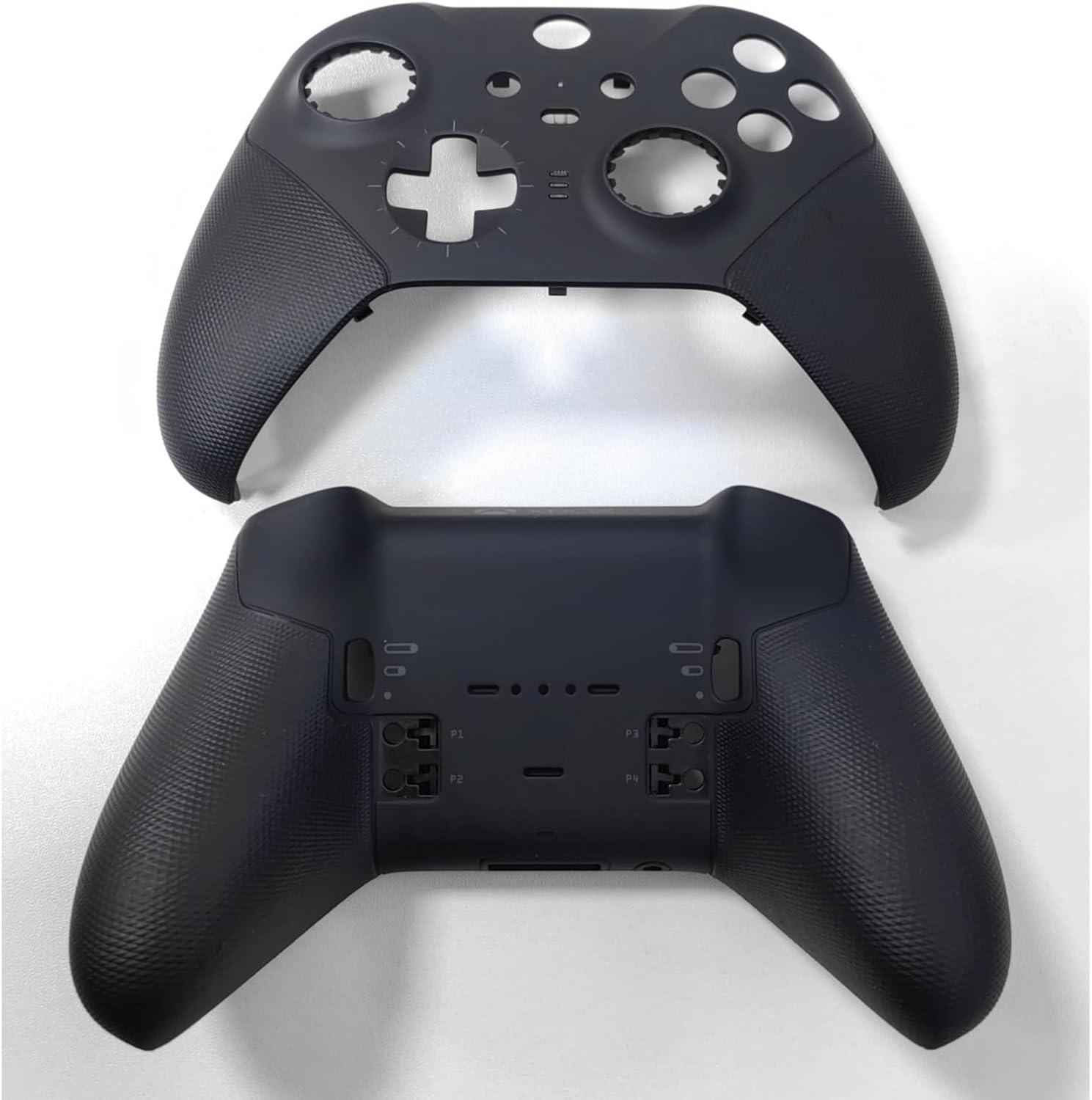 Replacement Housing Shell Front Back Case Cover Faceplate for Xbox Elite Series 2 Controller - Black, with Screwdriver Tool