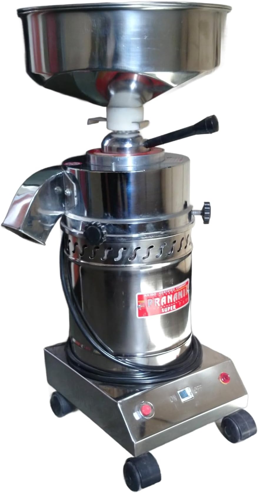 6" Round 1.25 HP Power Saver Flour Mill || Atta Chakki || Ghar Ghanti || Grinding Machine || Stainless Steel Domestic Flour Mill