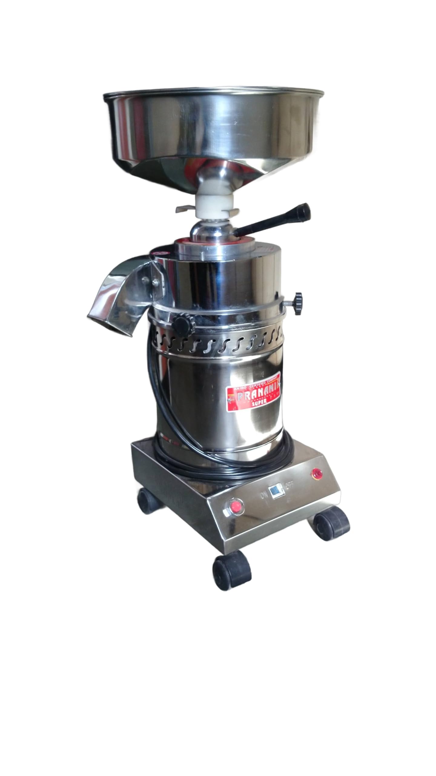 Pranami Super 6" Round 1.25 HP Power Saver Flour Mill || Atta Chakki || Ghar Ghanti || Grinding Machine || Stainless Steel Domestic Flour Mill