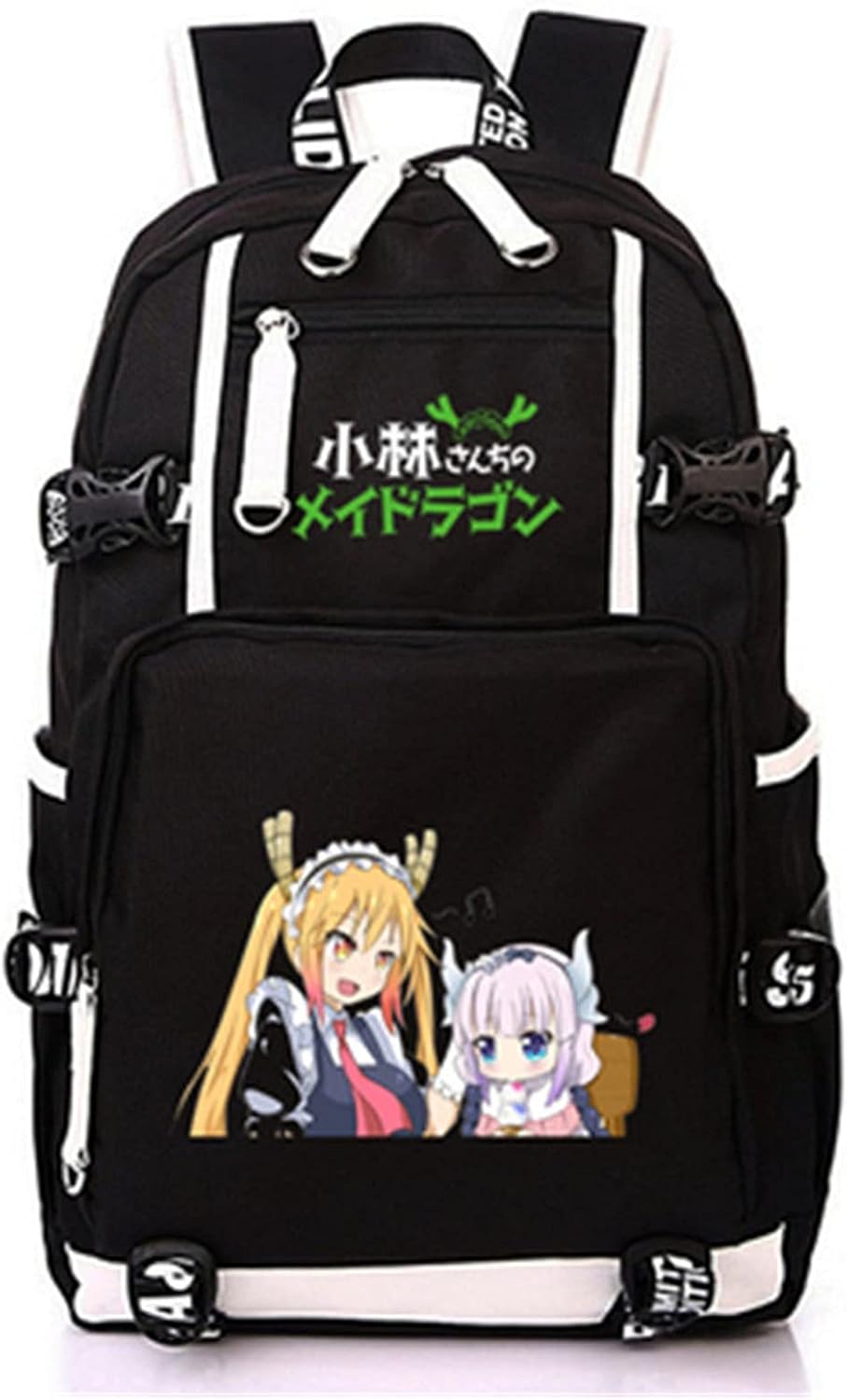 ISaikoy Anime Miss Kobayashi's Dragon Maid Backpack Bookbag Daypack School Bag Shoulder Bag