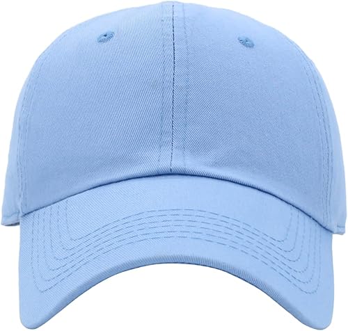 Miniatura 58 de KBETHOS® Gorra de béisbol de algodón ajustable de algodón con corona baja clásica Pigmento rojo teñido