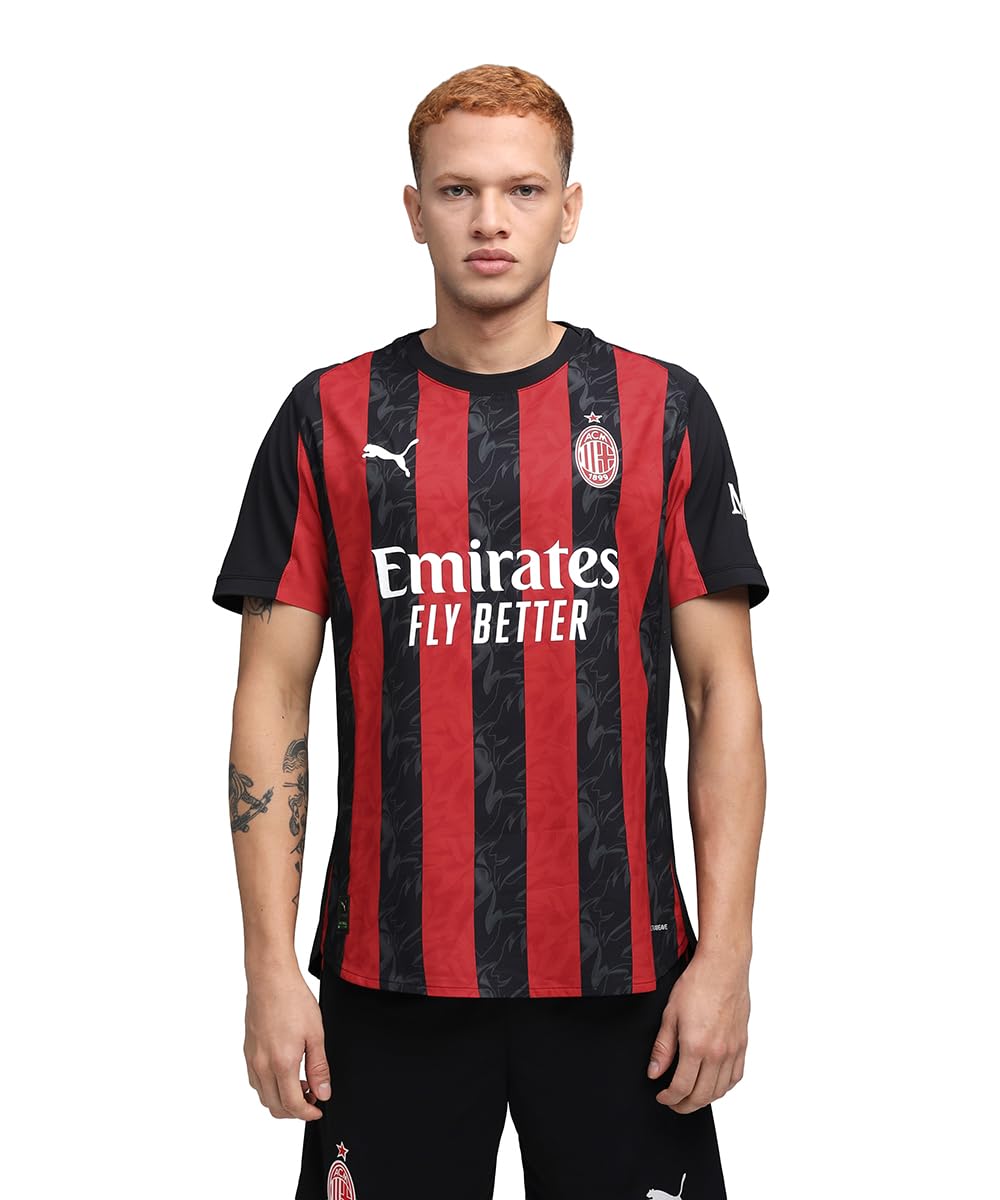 Puma Red/Black 2025-26 Ac Milan Home Shirt L/S *W/Tags* - Ac Milan / W/Tags / Xxxl
