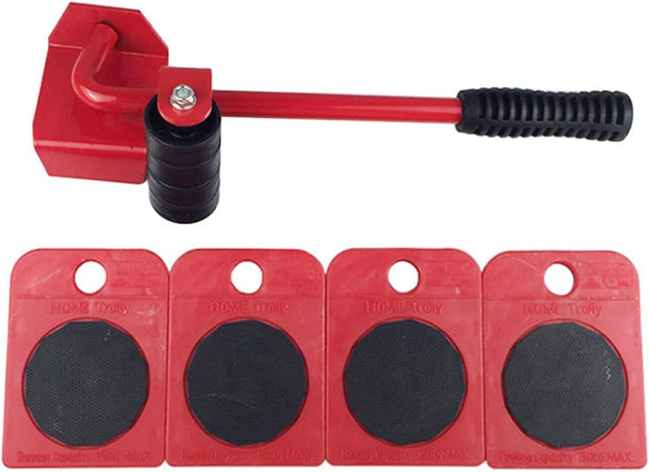 Furniture Appliances Mover Glider Heavy Lifter Durable Slider Rearranging Roller Logistics Helper Tool Set Safe - (Color: Yellow)