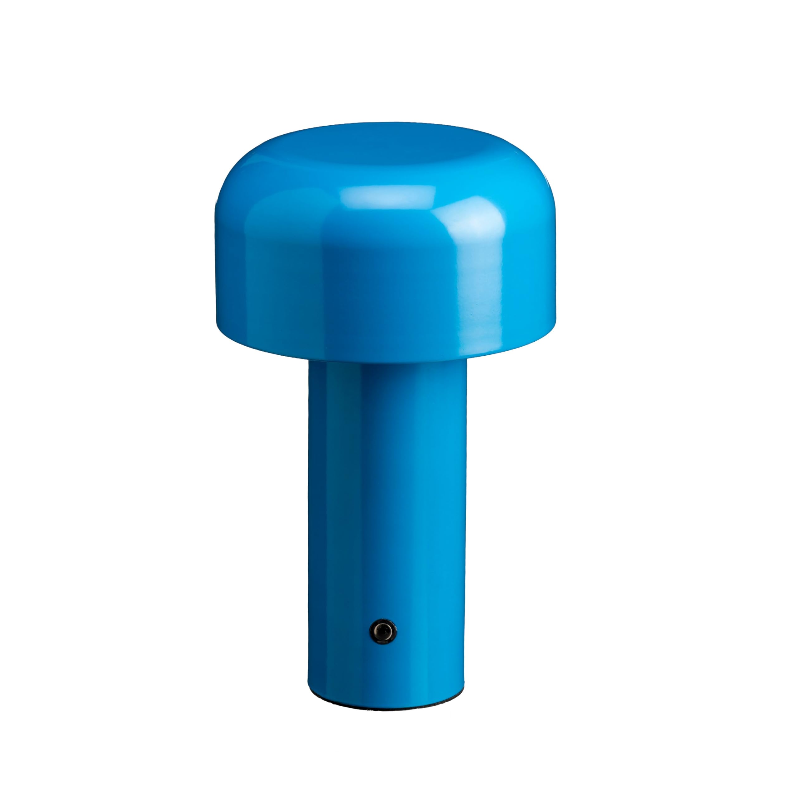 Luxus - Tischlampe Touch - Luna - Blau - H30 x Ø16 - Terrassenlampe - Schreibtischlampe - LED - Wiederaufladbar - Dimmbar - Kabellos - Batteriebetrieben - Tischlampe für innen und außen